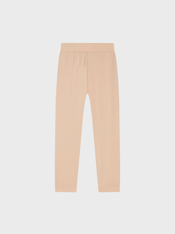 Picture of ND9174 GIRLS BEIGE COTTON LEGGINGS 4-14 YEARS